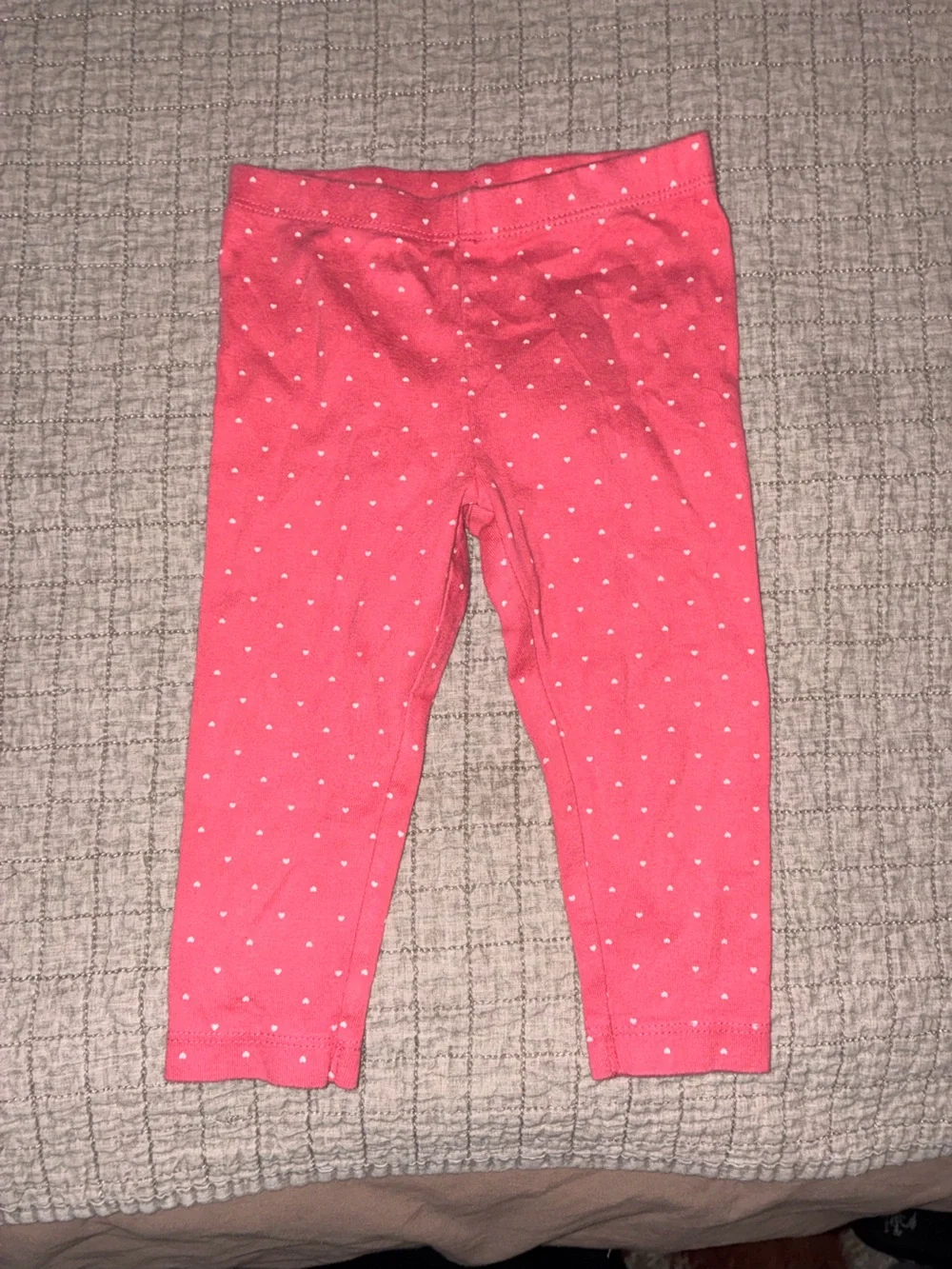 Carter's Hot Pink Polka Dot One-Piece Romper with Ladybug Applique